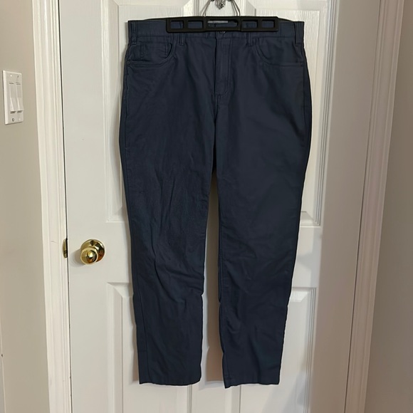 Men’s 97% Cotton Light Pants.(blue) 36/30 x 27.5” Inseam. Like New - Picture 1 of 8